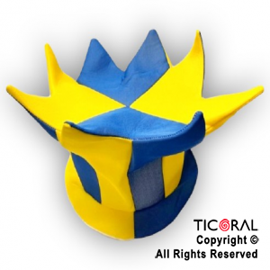 SOMBRERO ESTRELLA JERSEY CON ALA FUTBOL BOCA x 1